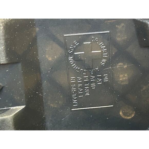 Doc Martens Jadon White Leather Platform Lace Up Combat Boots Women's Size 7 - Picture 7 of 10